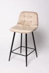Стул барный BC-1722  бежевый вельвет